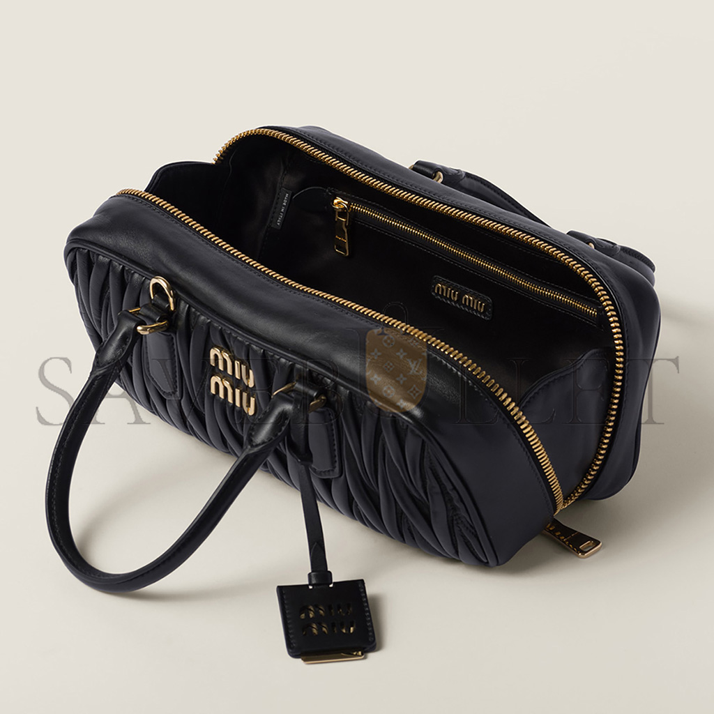 M1v M1v arcadie matelassÉ nappa leather bag 5bb148 (27*12*9cm)